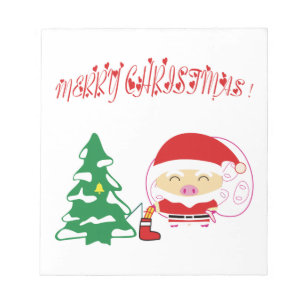 Christmas tree notepad
