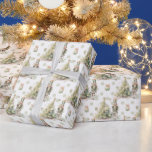 Christmas Tree Nutcracker Wrapping Paper<br><div class="desc">A fairy story with Nutcracker and Christmas tree with presents</div>