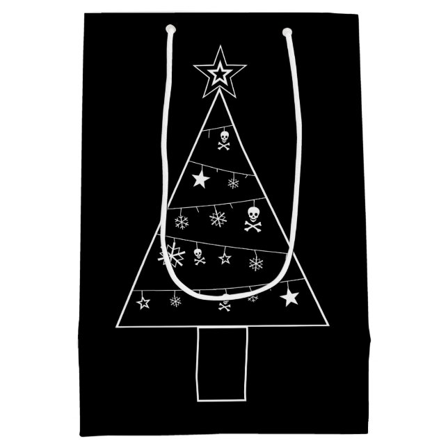 Christmas Tree of DOOM Medium Gift Bag (Back)