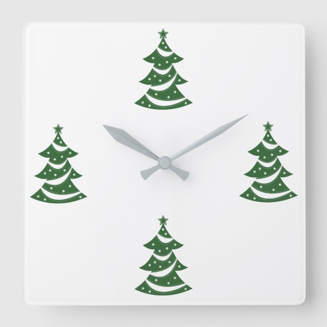 **CHRISTMAS TREE OH CHRISTMAS TREE** CLOCK (Front)