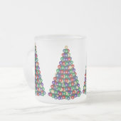 Christmas Tree, Oh Christmas Tree Frosted Glass Coffee Mug (Front Left)