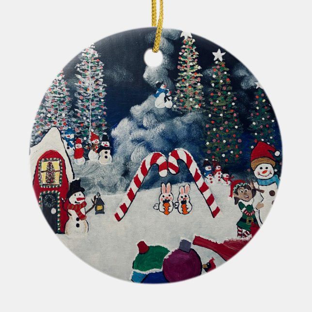 Christmas tree ornament  (Front)