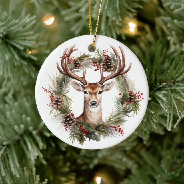 Christmas Tree Ornament Deer (Tree)