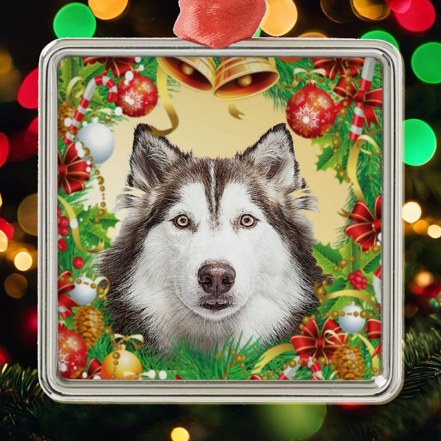 Christmas Tree Ornament Dog Pet Cat Photo Template (Creator Uploaded)