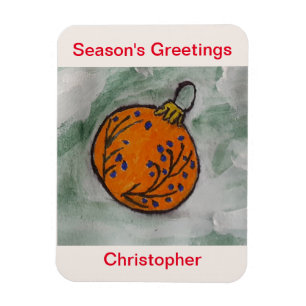 Christmas Tree Ornament Flexible Magnet