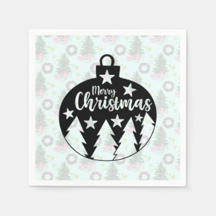 Christmas Tree Ornament Napkin