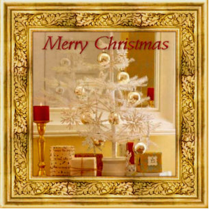 Christmas Tree Ornament Standing Photo Sculpture