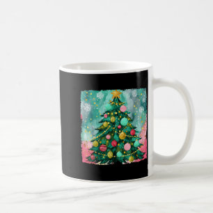 Christmas Tree Ornaments Holiday Xmas Lights Men W Coffee Mug