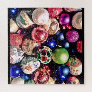 CHRISTMAS TREE ORNAMENTS  JIGSAW PUZZLE