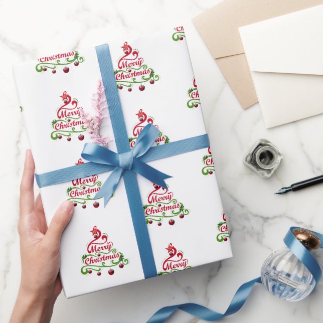 Christmas tree ornaments Wrapping Paper (Gifting)