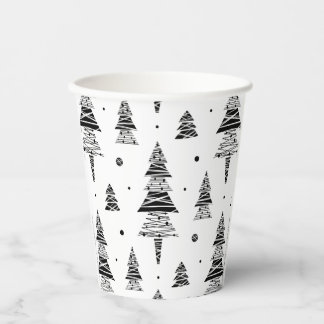 Christmas tree paper cups