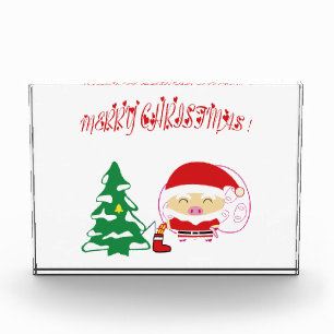 Christmas tree paper placemat photo block