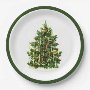 Christmas Tree Paper Plate