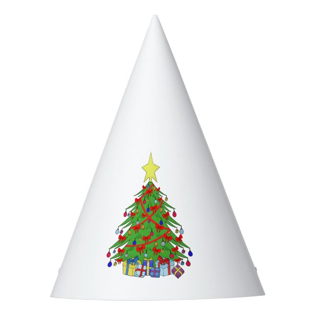 Christmas tree party hat (Front)