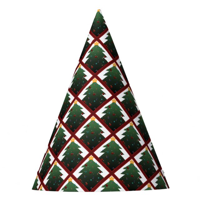 Christmas Tree Party Hat (Front)