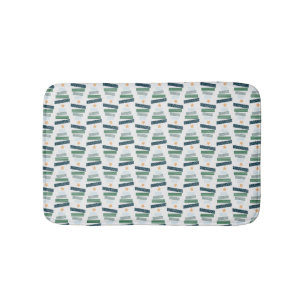 Christmas Tree Patch Work Bath Mat