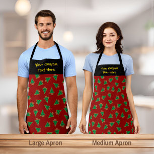 Christmas Tree Pattern Apron