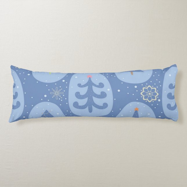 Christmas tree pattern body cushion (Front)