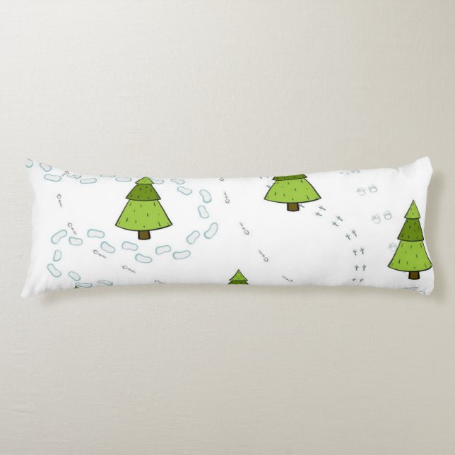 Christmas tree pattern body cushion (Front)