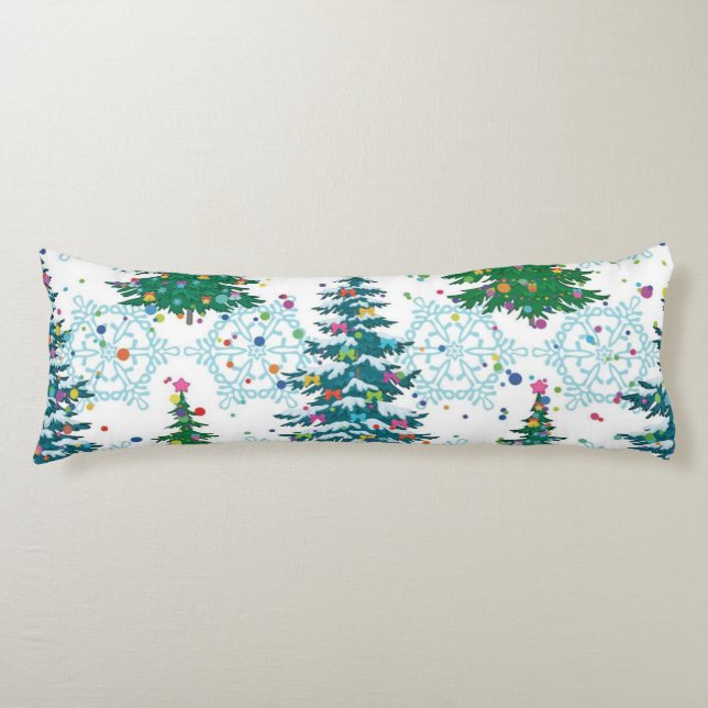 Christmas tree pattern body cushion (Front)