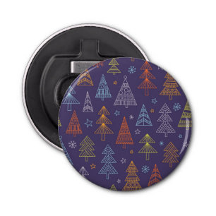 Christmas tree pattern bottle opener