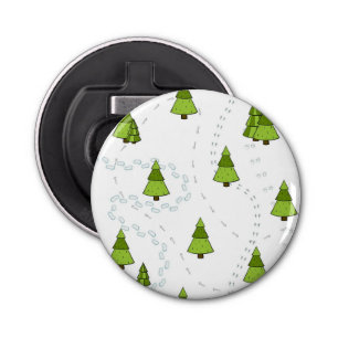 Christmas tree pattern bottle opener