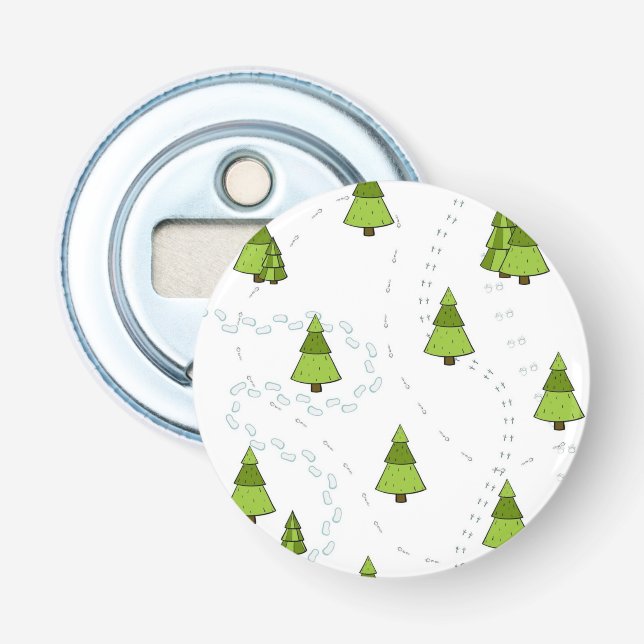 Christmas tree pattern bottle opener (Front)