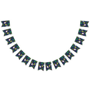 Christmas tree pattern bunting