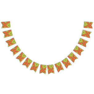 Christmas tree pattern bunting