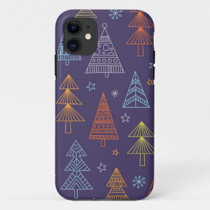 Christmas tree pattern iPhone 11 case