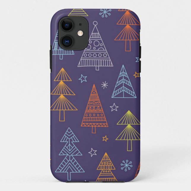 Christmas tree pattern Case-Mate iPhone case (Back)