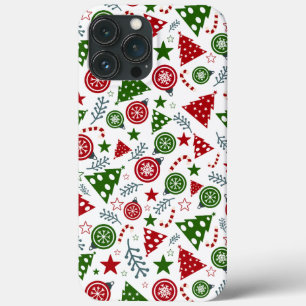 Christmas Tree Pattern iPhone 13 Pro Max Case