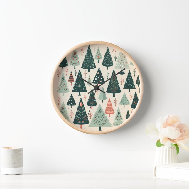 Christmas Tree Pattern Clock (Home)