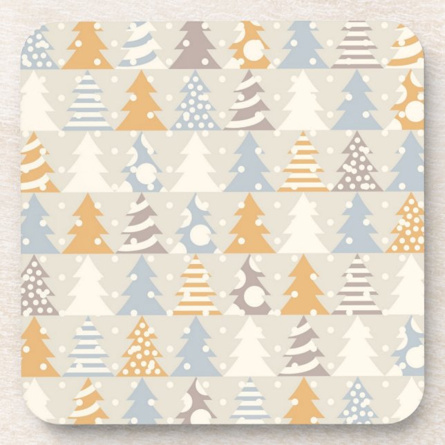 Christmas tree pattern coaster (Front)