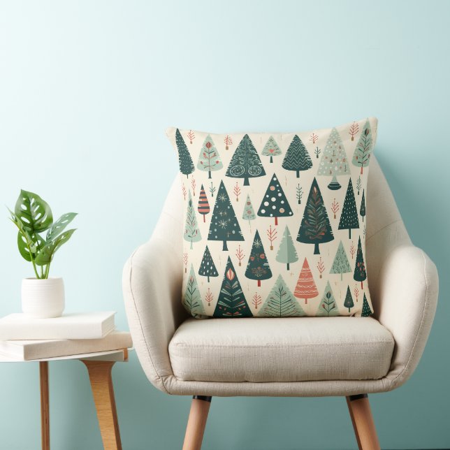 Christmas Tree Pattern Cushion (Chair)
