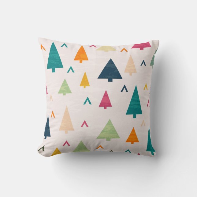Christmas tree pattern cushion (Front)