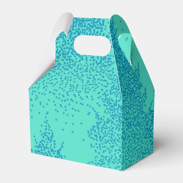 Christmas tree pattern favour box (Front Side)