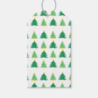 Christmas Tree Pattern Gift Tags