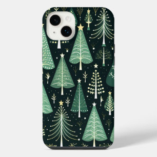 Christmas Tree Pattern iPhone 14 Plus Case