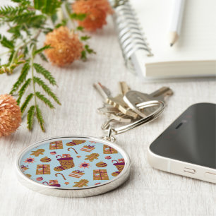 Christmas Tree Pattern Key Ring