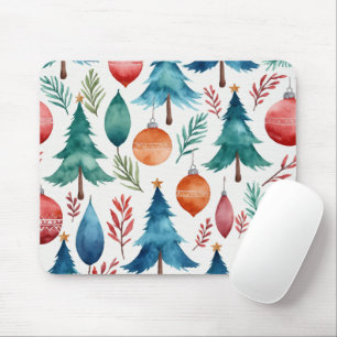 Christmas Tree Pattern Mouse Mat