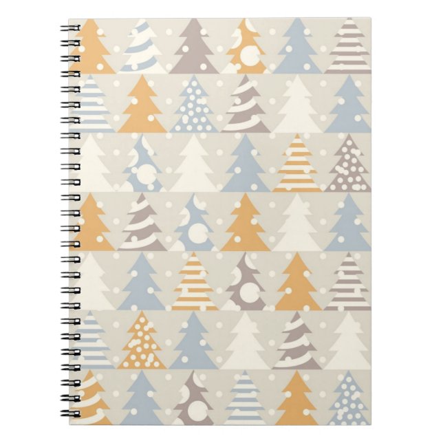 Christmas tree pattern notebook (Front)
