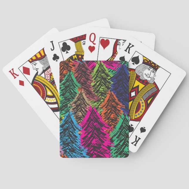 Christmas tree pattern playing cards (Back)