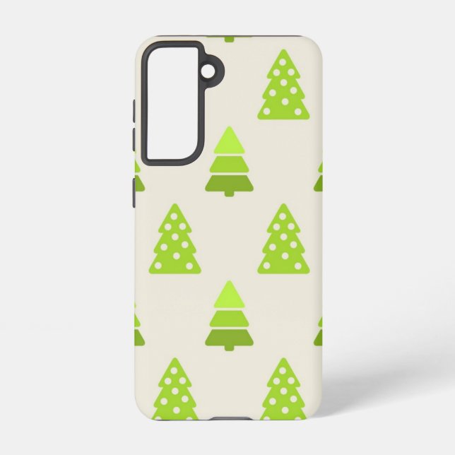 Christmas tree pattern samsung galaxy s21 case (Back)