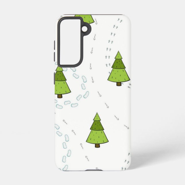 Christmas tree pattern samsung galaxy s21 case (Back)
