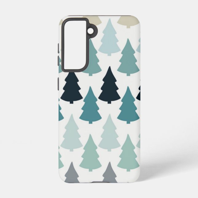 Christmas tree pattern samsung galaxy s21 case (Back)