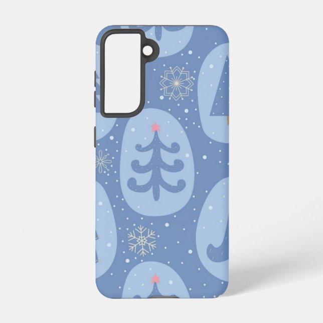 Christmas tree pattern samsung galaxy s21 case (Back)