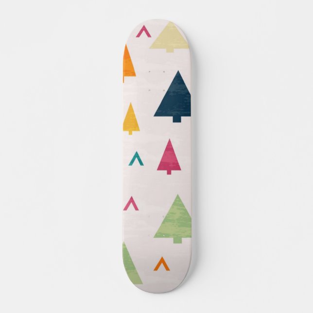 Christmas tree pattern skateboard (Front)
