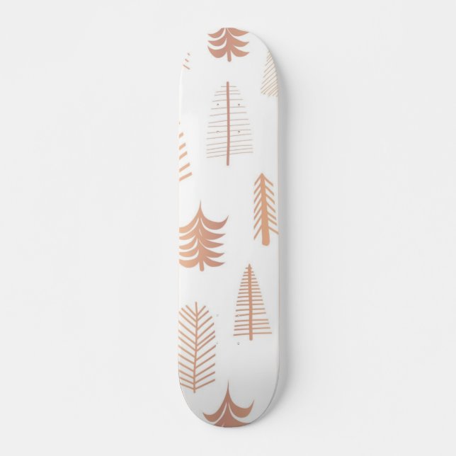 Christmas tree pattern skateboard (Front)