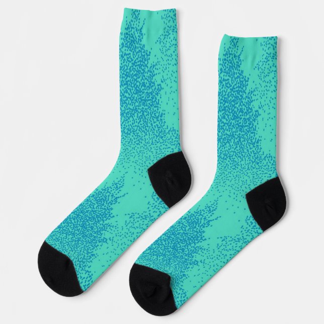 Christmas tree pattern socks (Left)
